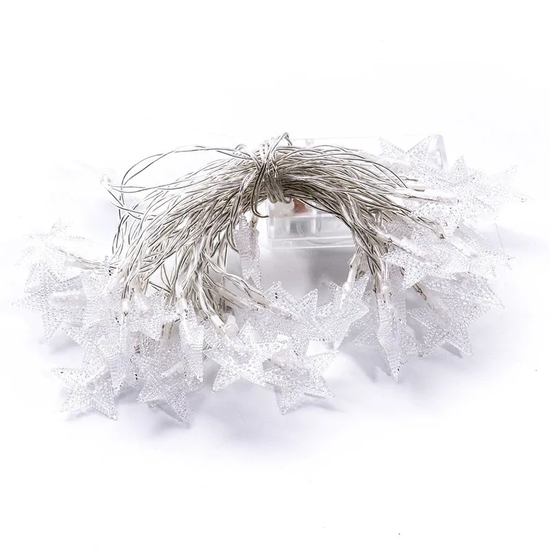 Рождественские украшения для дома Звездный струнный светодиодный светильник