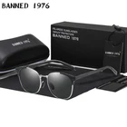 Солнцезащитные очки Мужские поляризационные, оригинальные модные солнечные очки из алюминиево-магниевого сплава, для вождения