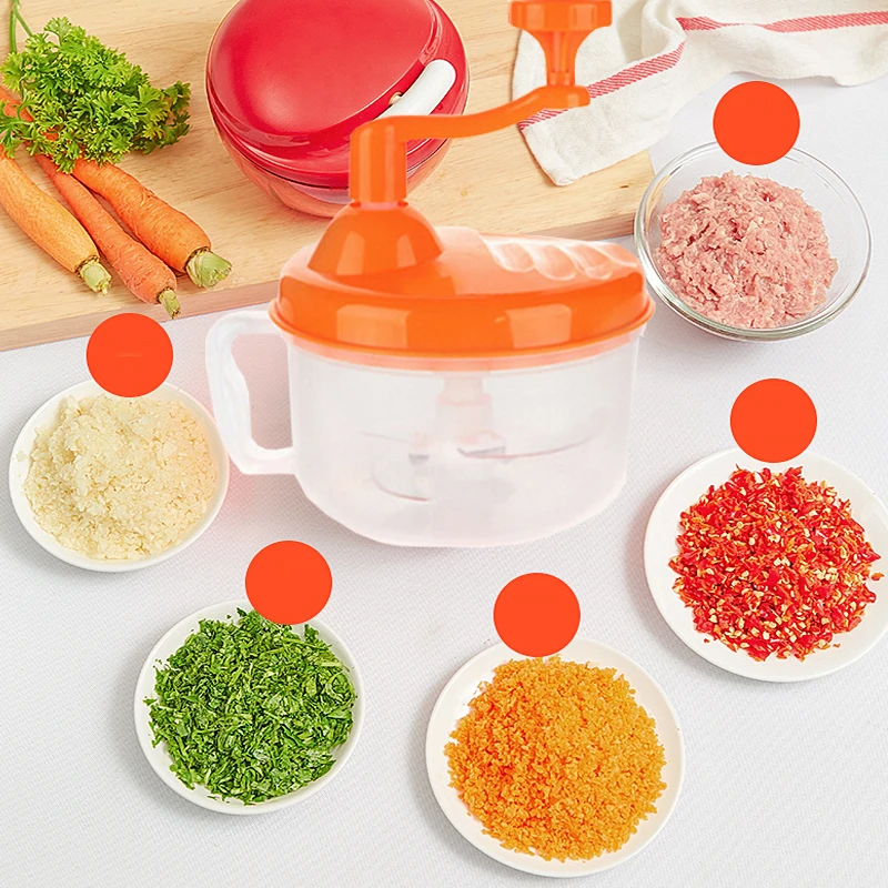 800 мл ручные слайсеры скоростной измельчитель для овощей мясорубка ручной