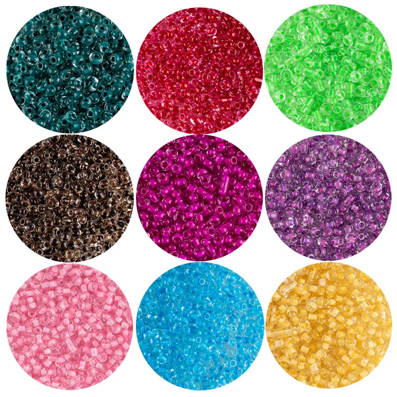 Изысканные стеклянные бусины и игольчатые 1000pcs 2 мм для изготовления ювелирных
