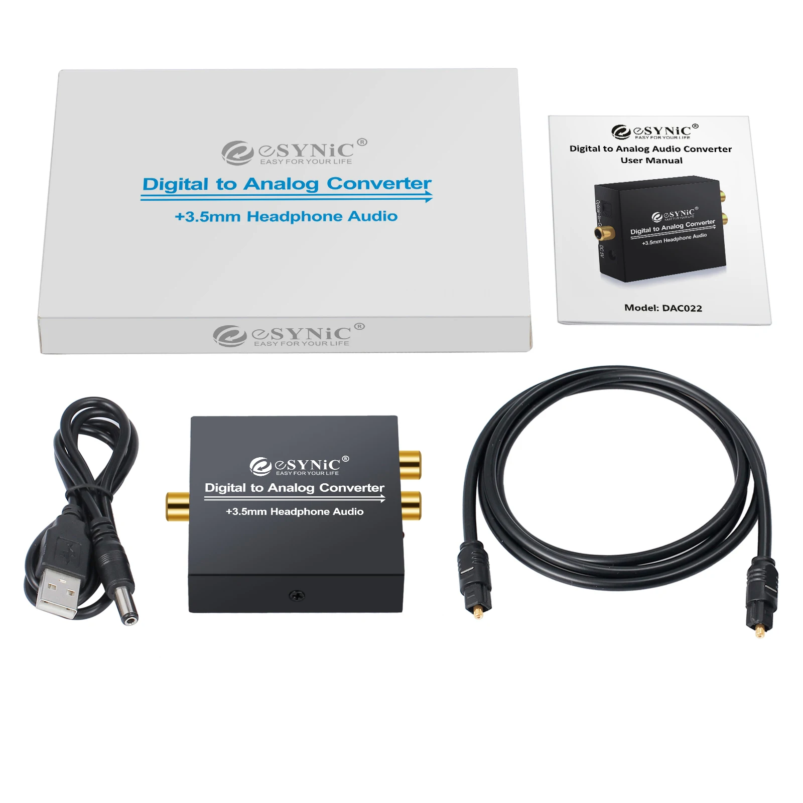 prozor 3 5mm digital to analog analogue audio converter dac optical coaxial digital audio to analog rl rca 3 5mm jack adapter free global shipping