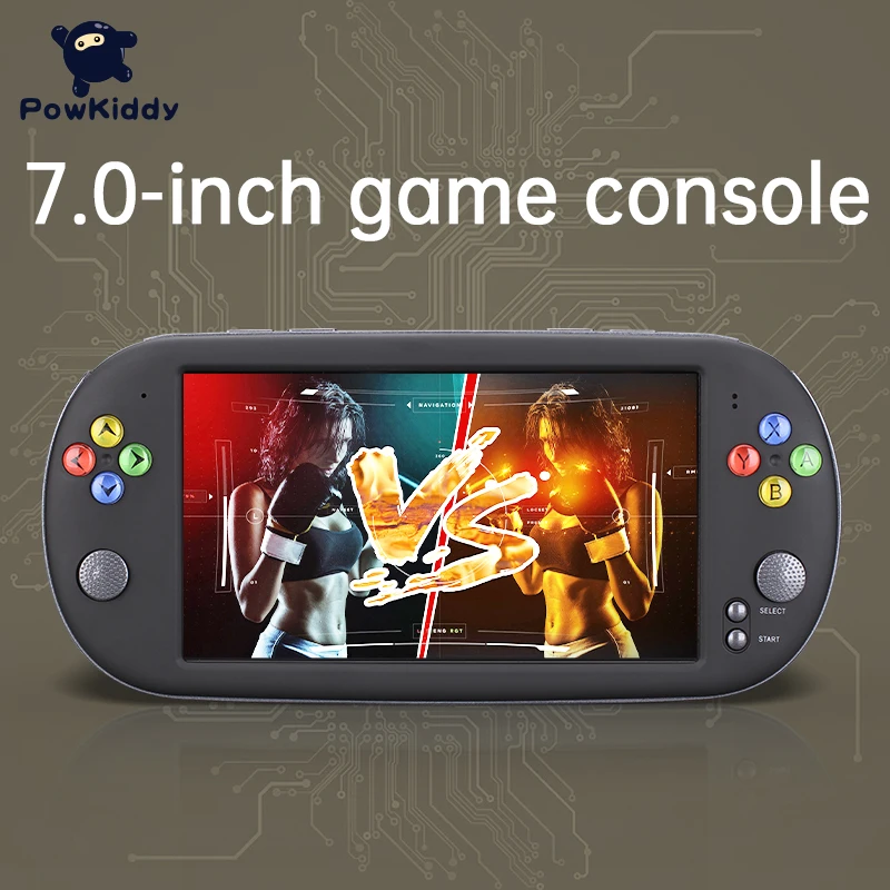 Портативная игровая консоль Powkiddy X16 7 дюймов 8/16 Классическая видеоигра плеер для