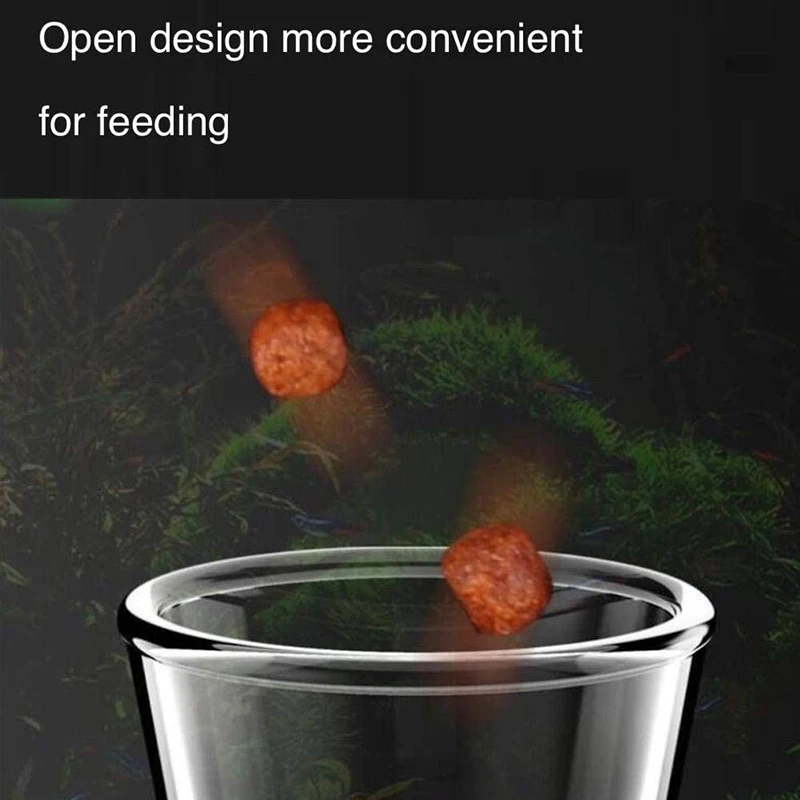 Shrimp Feeding Tube And Dishs Fish Tank Ring and Basin for Glass P7Ding |