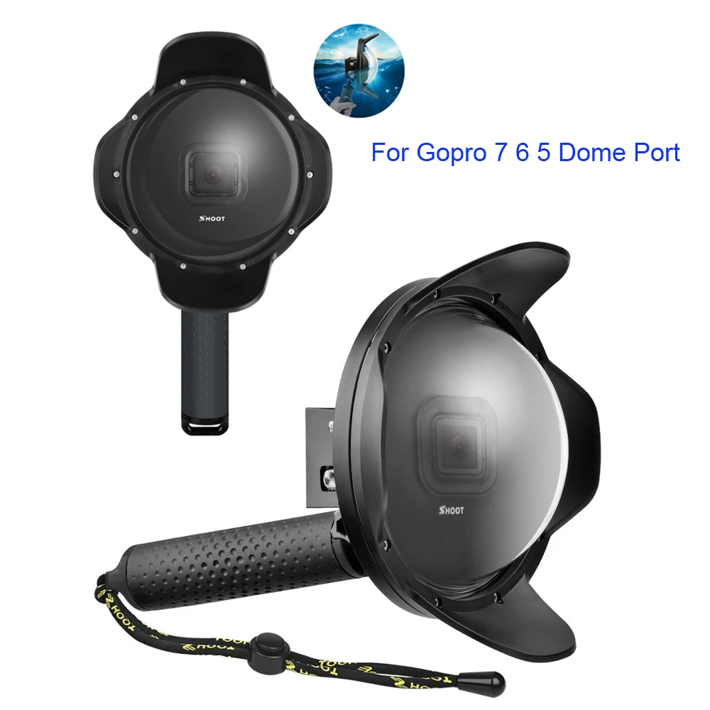 Водонепроницаемый подводный чехол для камеры GoPro Hero7 6 5 дюймов 40 м|Чехлы