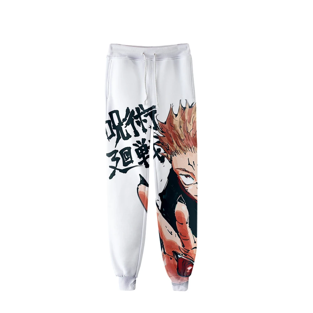 

Anime Jujutsu Kaisen Trousers Itadori Yuji 3D Print Sports Pants Men Women Harajuku Sweatpants Elastic Waist Harem Joggers Pants