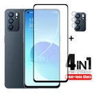 Стекло с полным покрытием для OPPO Reno6, искусственное стекло, защита экрана из закаленного стекла, объектив камеры для OPPO Reno6, искусственное стекло для OPPO Reno 6