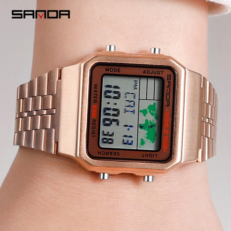 Часы мужские наручные электронные спортивные цифровые водонепроницаемые с