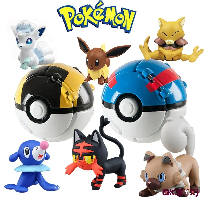 Экшн-фигурка покемона TAKARA TOMY кукла Venusaur Eevee Meowth Покемон модель игрушки - купить по