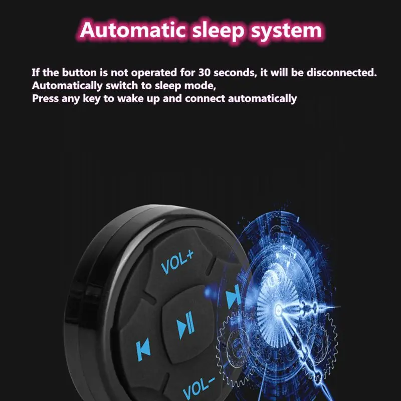 Универсальный Автомобильный руль беспроводной Bluetooth пульт дистанционного