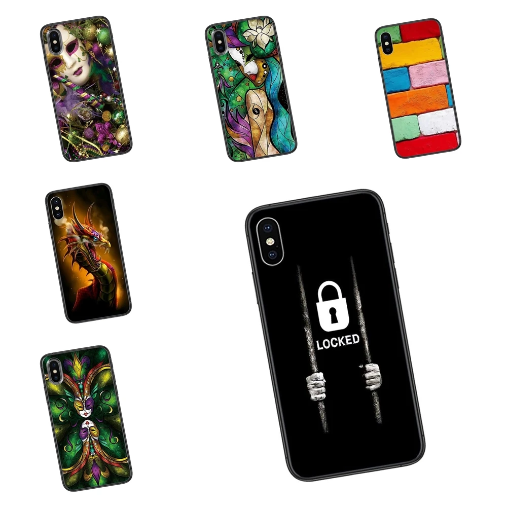 Черный чехол для Huawei Honor 8A 8C 8X 9 9A 9I 9X 10 10I 10X 20 20I 20S V10 V40 Lite P9|Бамперы| |