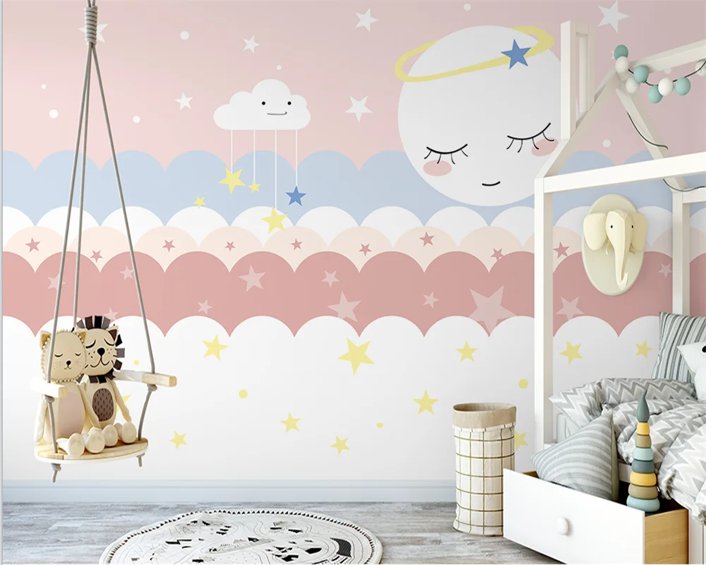 Обои beibehang на заказ в современном скандинавском стиле с рисунком ручного рисунка