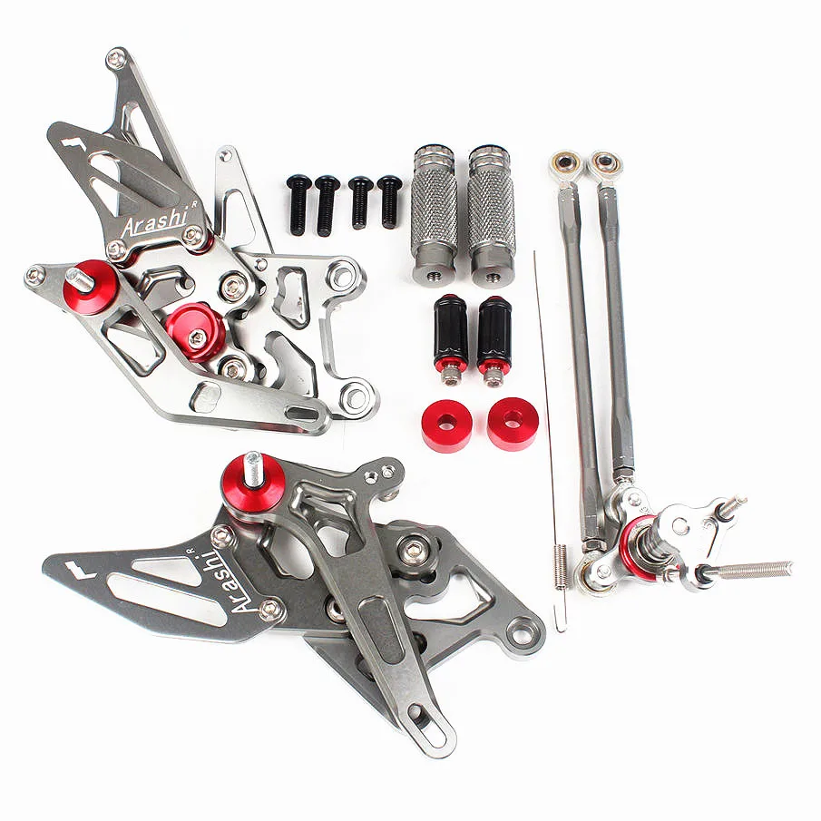 

Adjustable Rearset Footrest Shift Brake Lever Pedals For Honda CBR600RR F5 2009-2015 2010 2011 2012 2013 2014