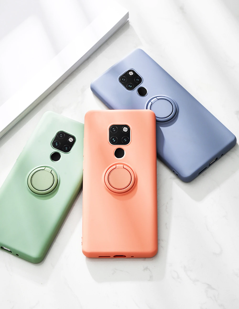 Мягкий силиконовый чехол, чехол для huawei mate 20 Pro Lite mate 30 Pro P20 P30, кольцо-держатель, силиконовый чехол для huawei mate 20 Pro, чехол s