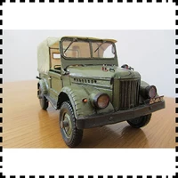 125 scale gaz 69m four wheel drive light truck diy handcraft paper model kit puzzles handmade toy diy