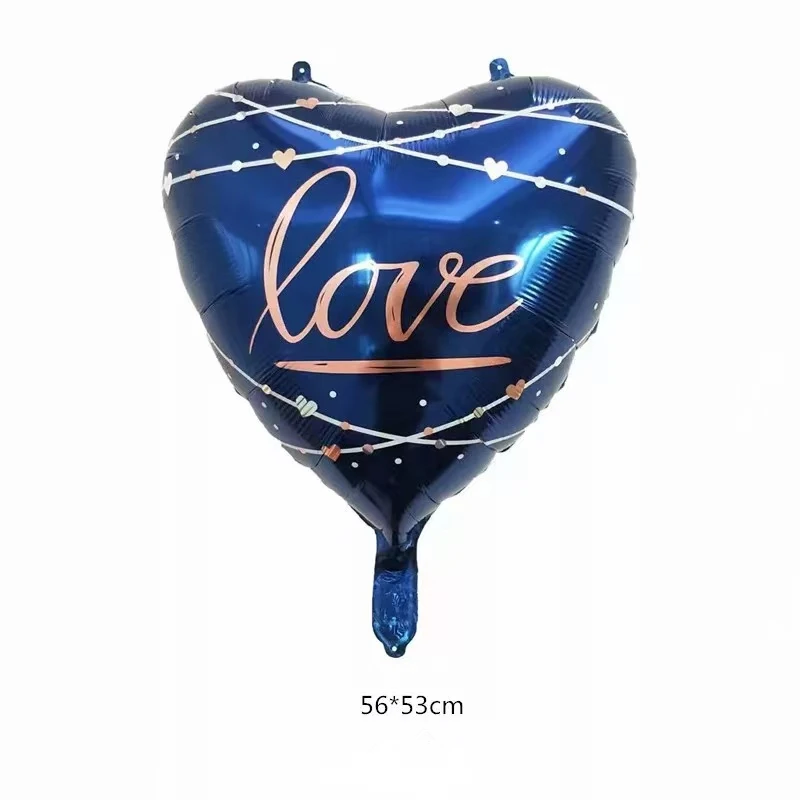 Круглый воздушный шар 22 дюйма в форме сердца персика шарики для свадебного