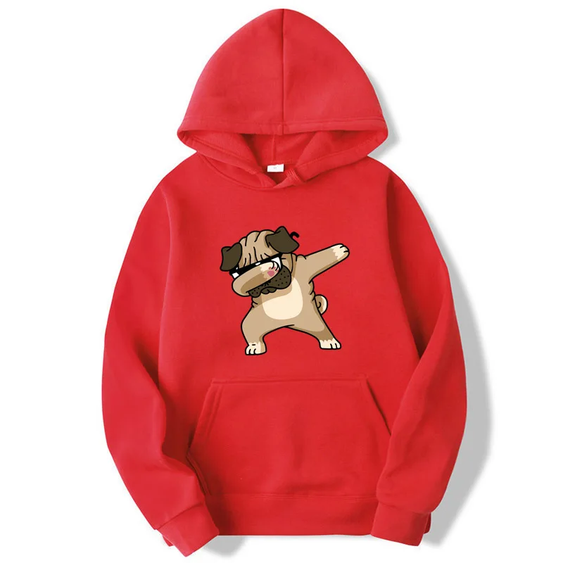 

New Funny Dog Print Long Sleeves Streetwear Graffiti Men Women Sweatshirt Fashion Oversized Hoodie Tops Harajuku Cool Clothing