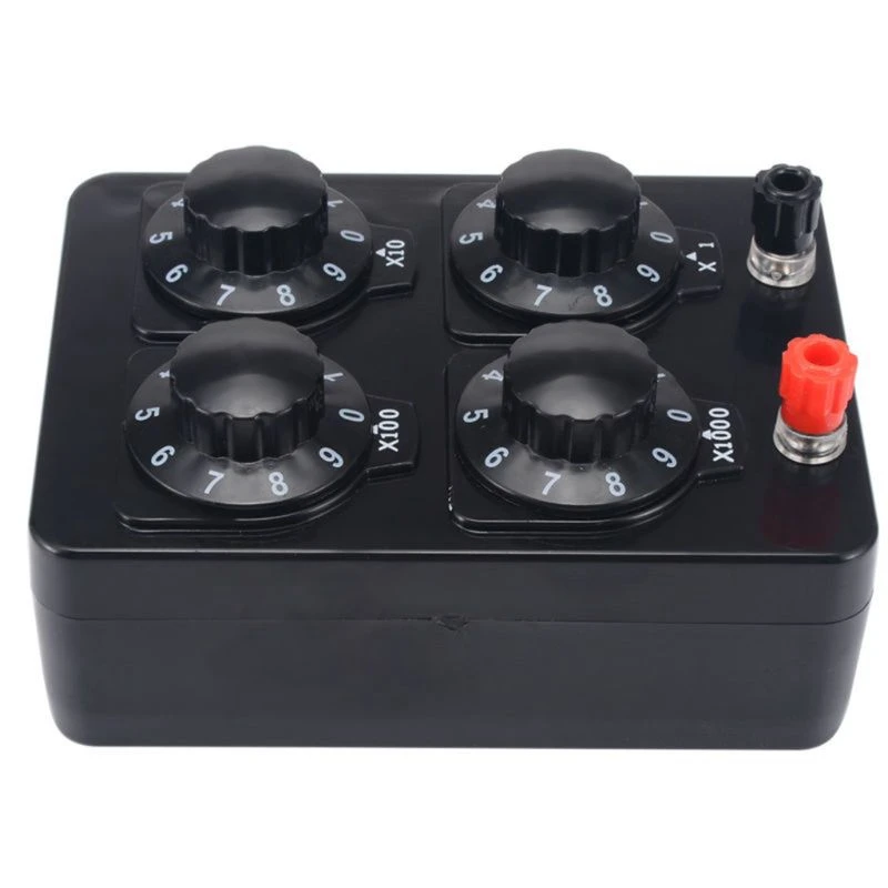 0-9999 Ом простая коробка сопротивления прецизионный переменный десятилетний