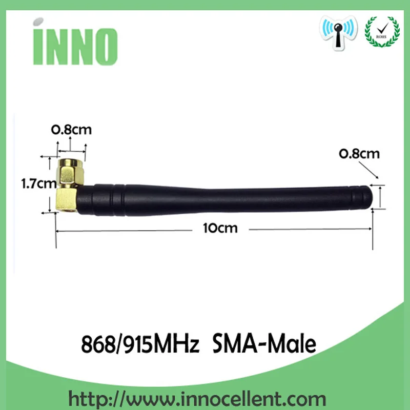 EOTH 5pcs 868mhz antenna 3dbi sma male 915mhz lora antene pbx iot module lorawan signal receiver antena high gain