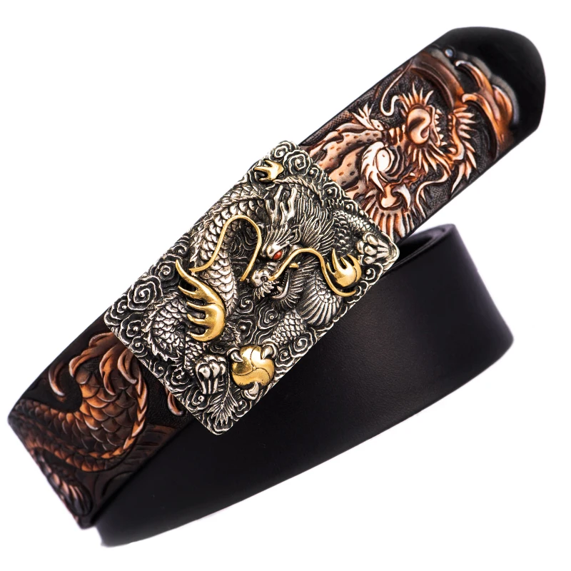 Рисунок 5 - ★Мужской кожаный ремень с медной пряжкой