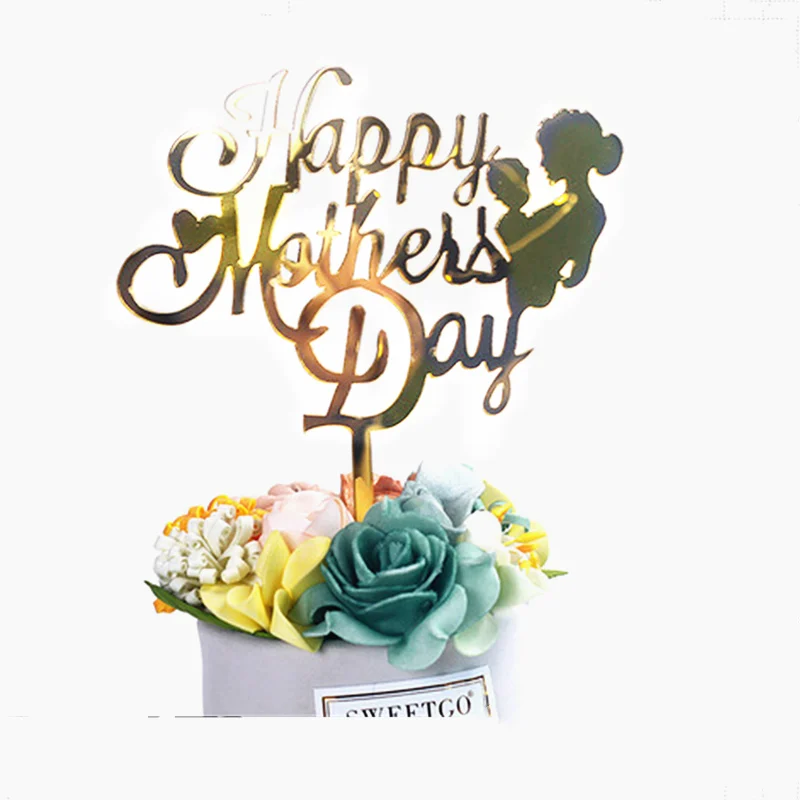 

Акриловый топпер для торта "Золотой тюльпан", Wohltao