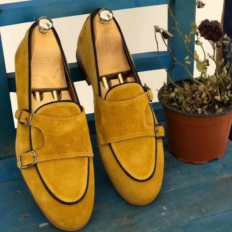 MRCAVE/Мужская обувь Кожаные оксфорды с двойным ремешком Классические модельные