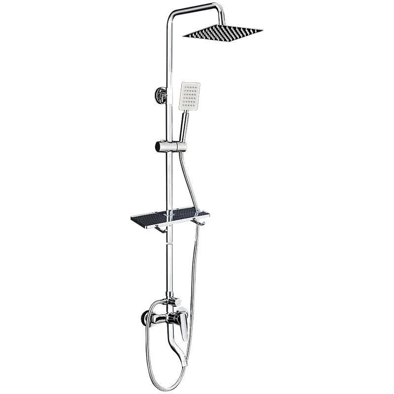 xaozo bathroom shower set spa shower head bath shower rotatable mixer with hand shower faucets rainfall chrome showers copper free global shipping