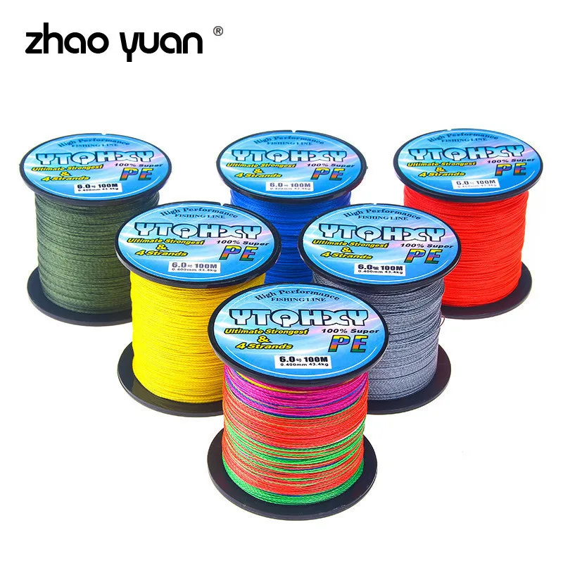 PE плетеная рыболовная леска 100 м японский материал не бас карп рыба рыболовные