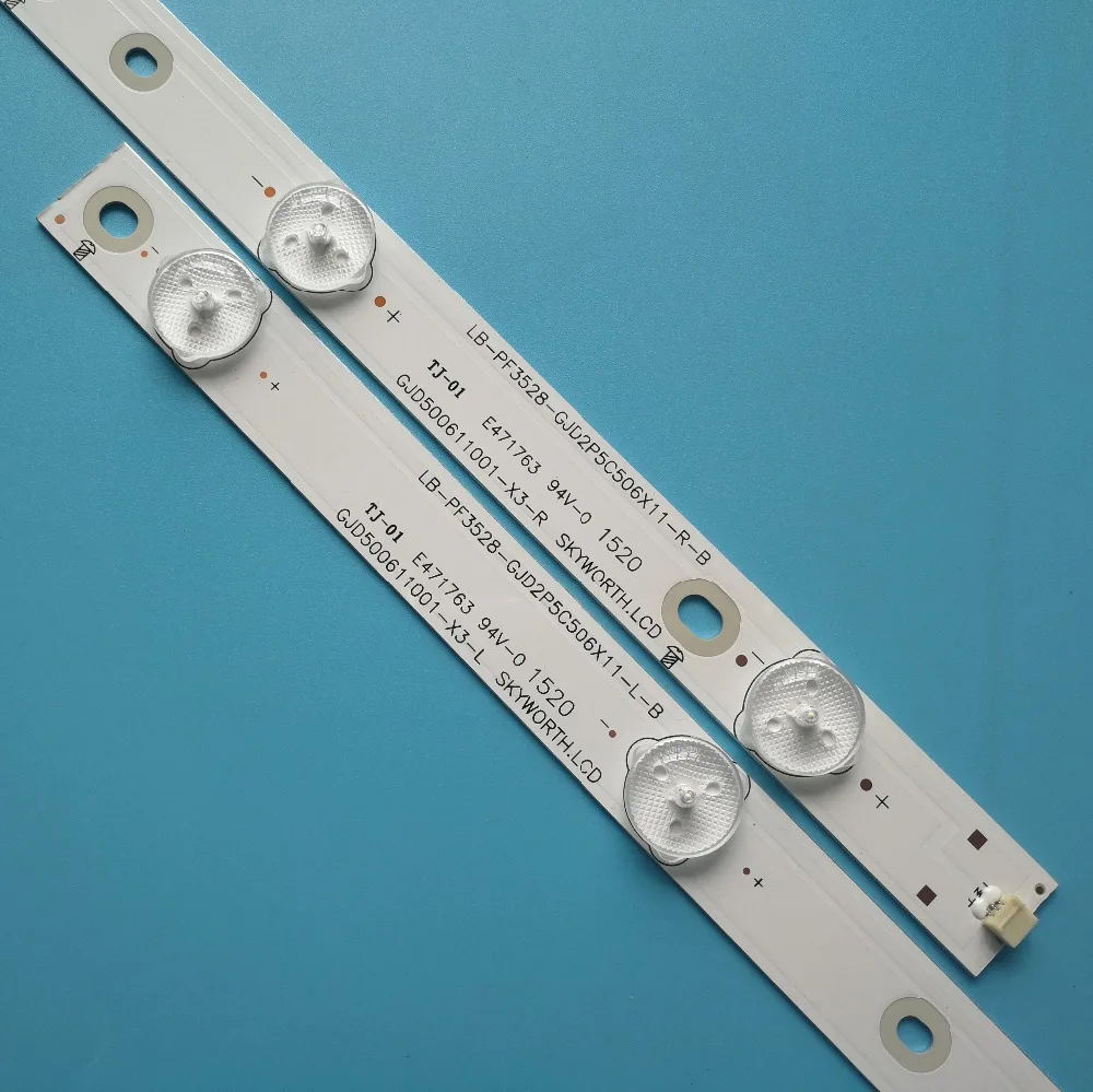 12 шт./компл. Светодиодные ленты для АОС ТВ LD50V02S T5002S GJD500611002-X2-L-R LB-PF3528-GJD2P5C506X11-R-B