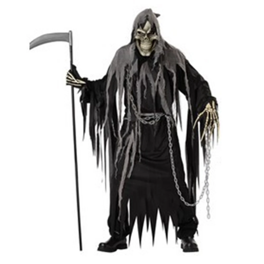 Adults Halloween Complete Zombie+Mask Fancy Dress Horror Costume Mens Cosplay Outfits Party Mens Fancy Dress Costume