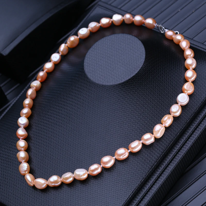FENASY Natural Freshwater Pearl Necklaces For Women Baroque Long Necklace Wedding Jewelry Neck Accessories | Украшения и