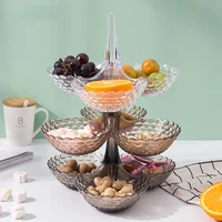 123 multi layer european fruit traystackable snack serving bowl dry fruit traynutcandydried fruit display storage plate