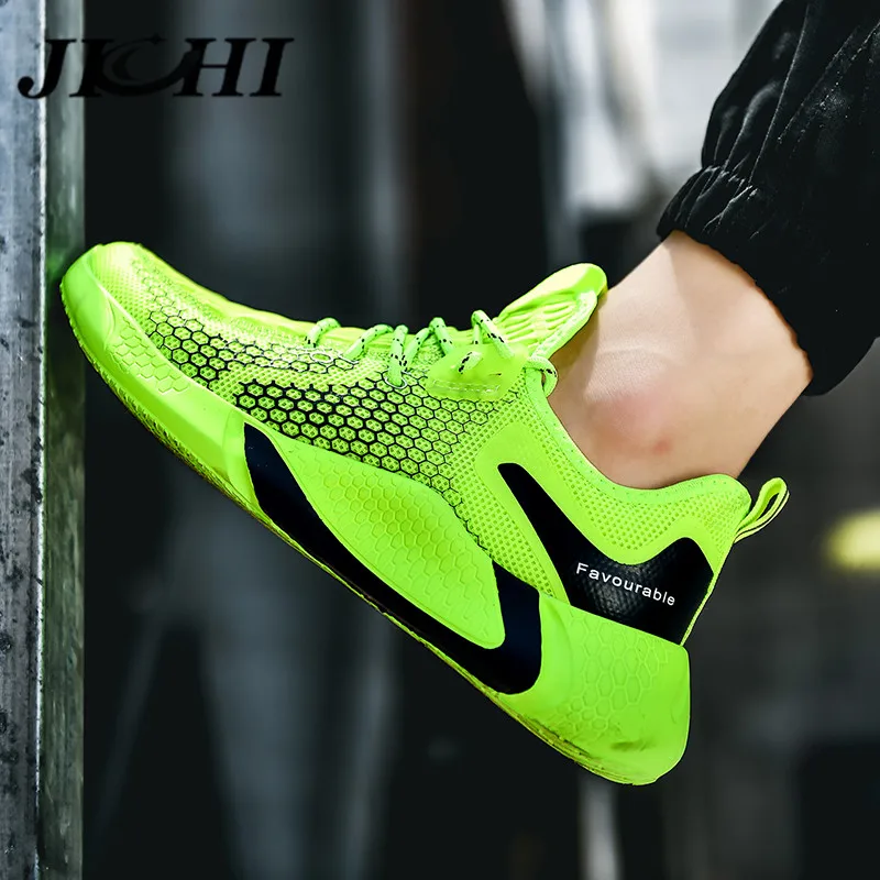 JICHI Comfortable Men's Sneaker Breathable Casual Sneakers for Men Light Lace-Up Shoes Fashion Design Zapatillas Hombre |