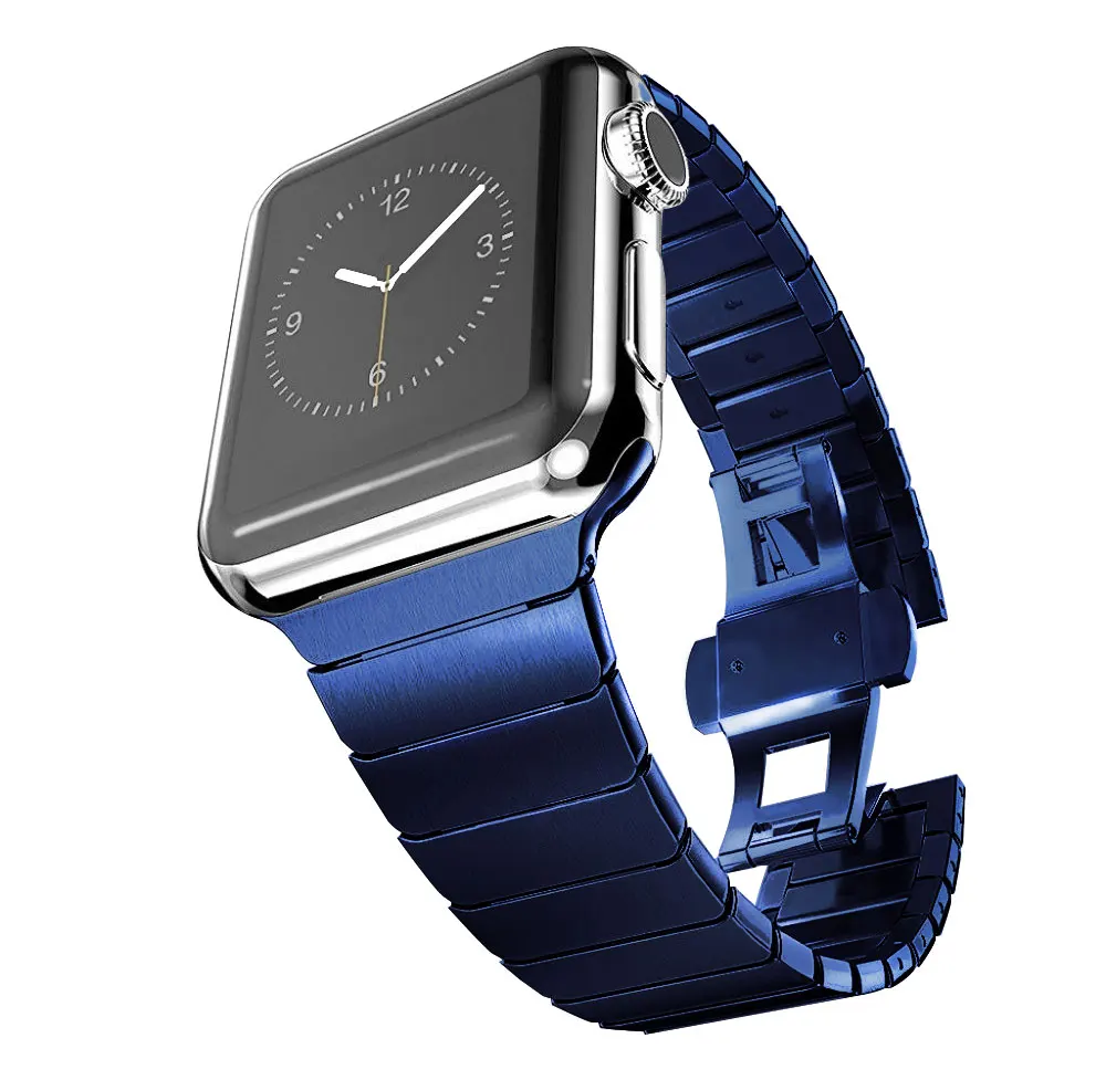 Ремешок из нержавеющей стали для Apple watch band 44 мм/42 мм 40 38 браслет iwatch smartwatch series 4 3 5 SE