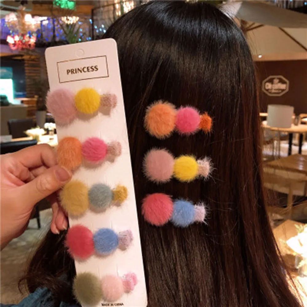 

Корейский плюшевый однотонный ободок для волос с кроличьим пухом заколка для волос ярких цветов заколка для волос для девочек заколка для в...