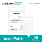 LANBENA акне прыщи патч инструмент Невидимый акне наклейки пятна лечение акне мастер Красота, Смягчающая маска для ухода за кожей лица, 28 шт. ночное Применение