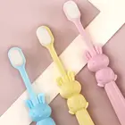 Детская мультяшная ручка Антибактериальная хорошая очистка микро-нано детская фотощетка детская зубная щетка