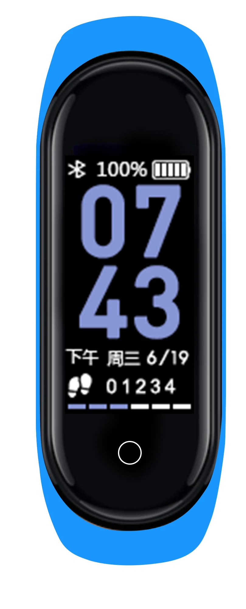 B22 smart bracelet, blood pressure and heart rate monitoring, call reminder, smart notification, fast and convenient charging