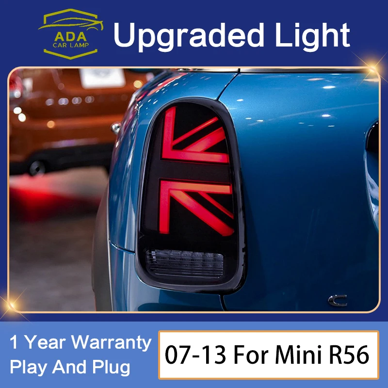 

Задние фары для Mini Cooper s Countryman F60 2018-UP, задние фары, светодиодные ходовые огни DRL, противотуманный динамический сигнал