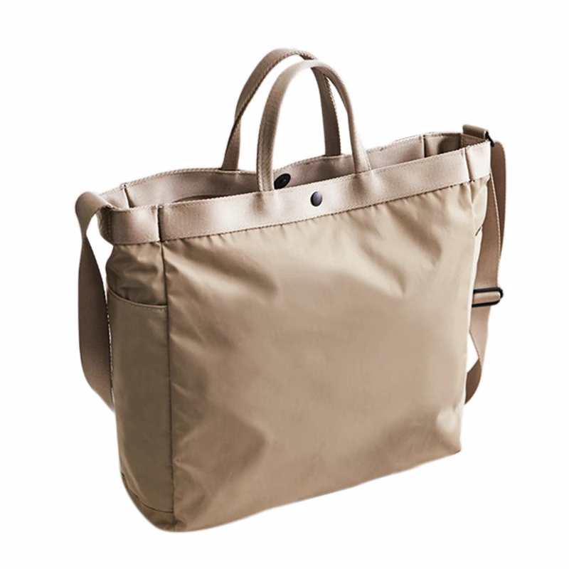 Нейлоновая сумка однотонная многофункциональная вместительная офисная