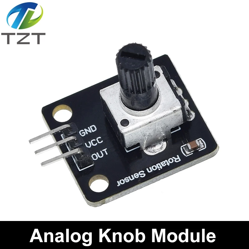 360 градусов Поворотный энкодер Модуль поворотный потенциометр аналоговый