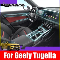 interior center console transparent tpu protective film anti scratch repair accessorie for geely tugella xingyue fy11 2019 2021