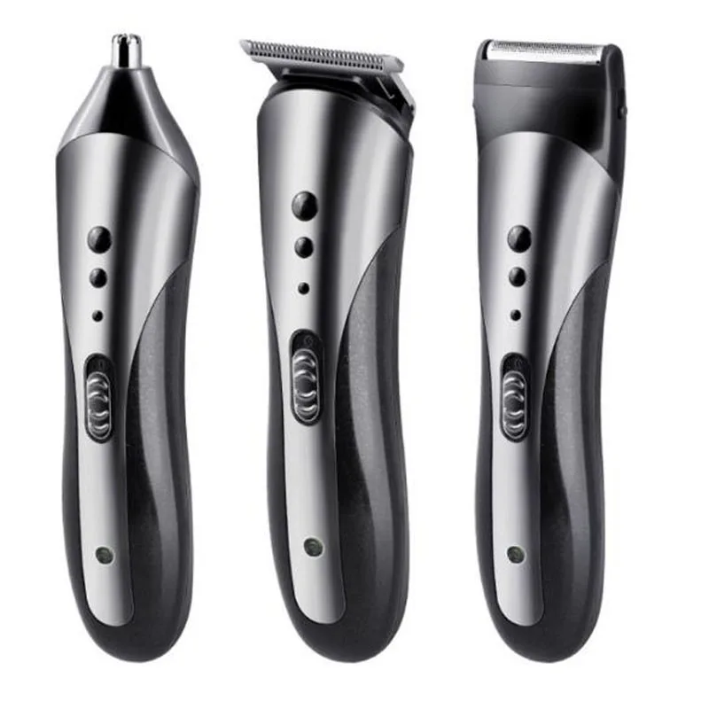 

kemei 3 in 1 hair Clippers KM-1407 rechargeable hair trimmer nose hair trimmer beard shaver beard razor