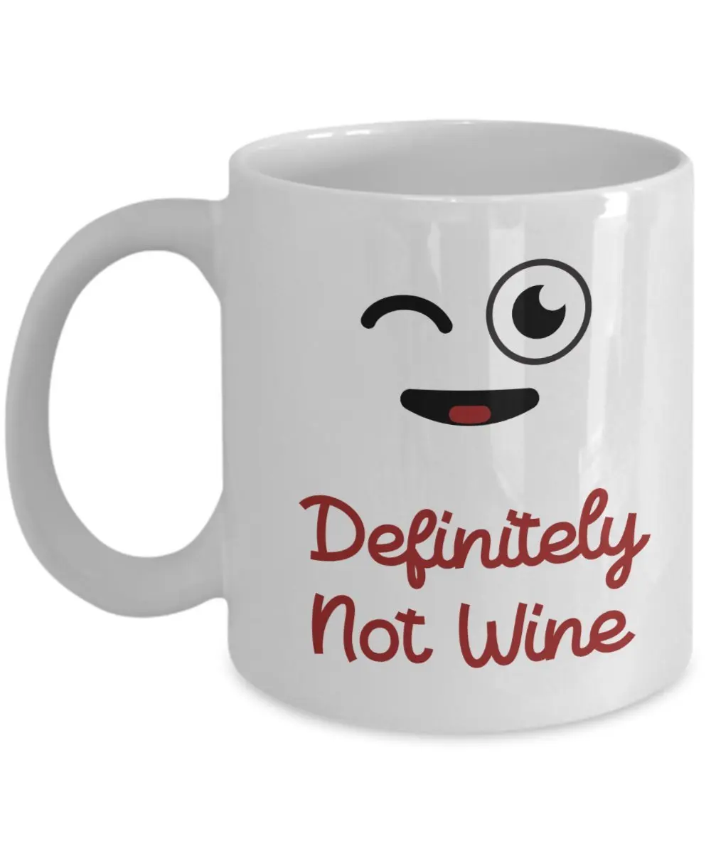 Рождественские подарки забавная кофейная кружка определенно не винная 11 унций