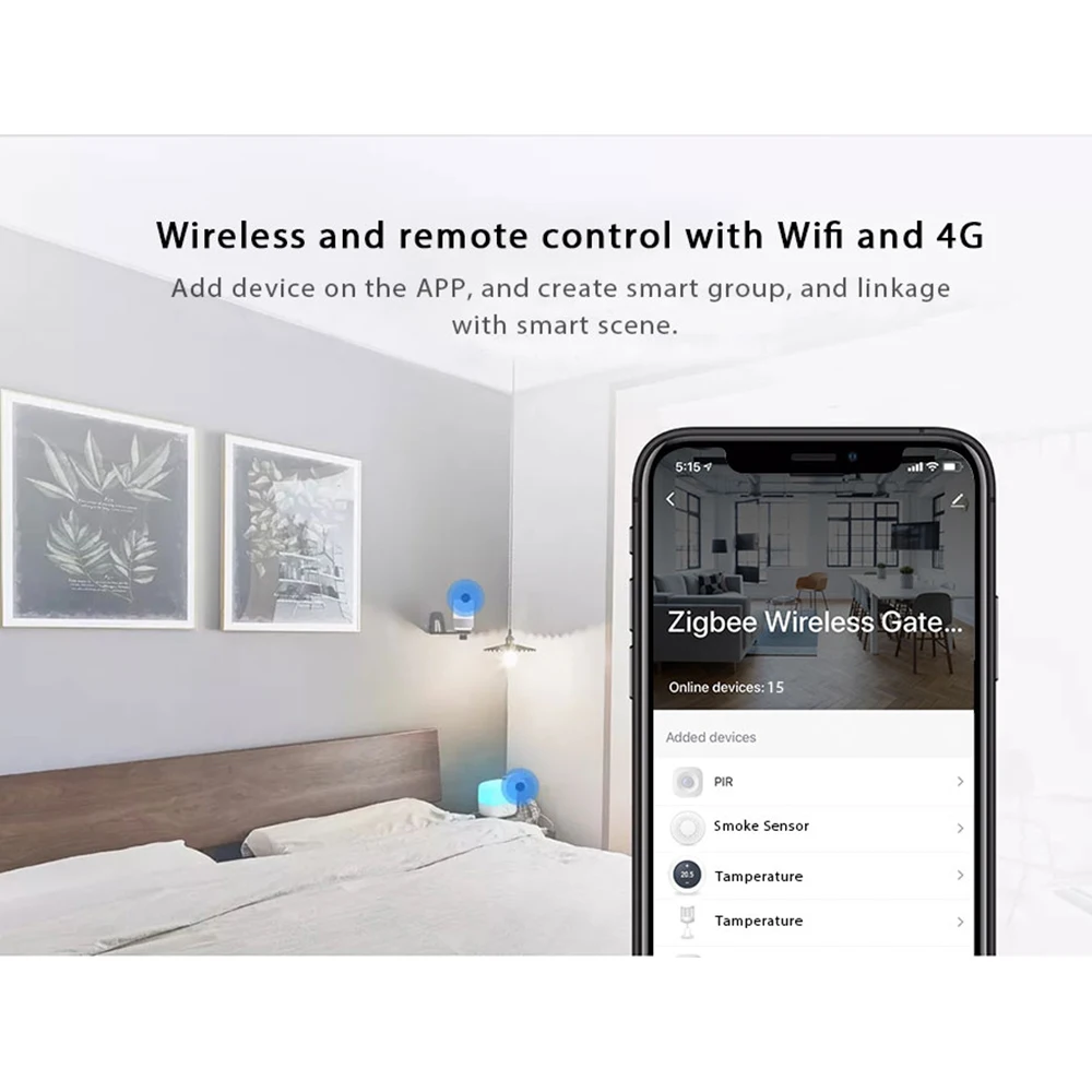 Умный шлюз Tuya ZigBee проводной хаб с дистанционным управлением через Wi Fi для умного