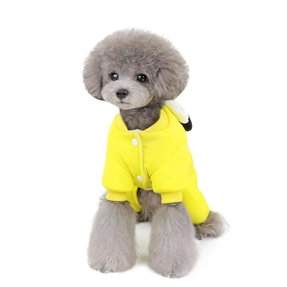 Z60 утолщенный зимний комбинезон для домашних животных одежда теплая собака