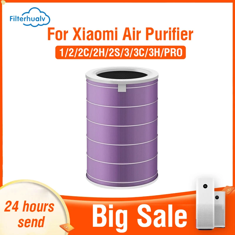 Filterhualv Air Purifier 2S Filter Xiaomi Hepa Filter Xiaomi Air Purifier Filter Formaldehyde Xiaomi Air Purifier 3H Filter