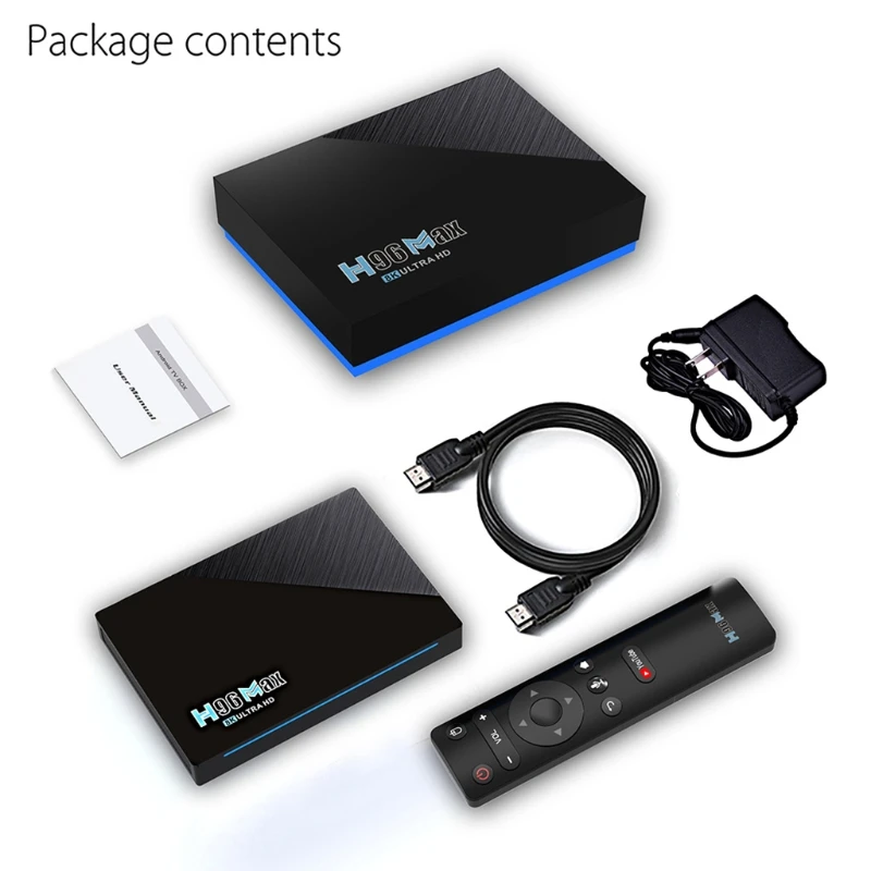 

H96 Max RK3566 Quad Core Dual Wifi 11 TV Box 4GB 32GB/8GB 64GB 2.4G / 5G BT4.0 8K Hd 1000M Set Top Box Media Player 40JB