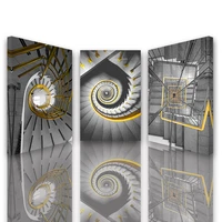 yellow and black and white architectural combination decoration painting wall decoration painting sofa canvas wall art
