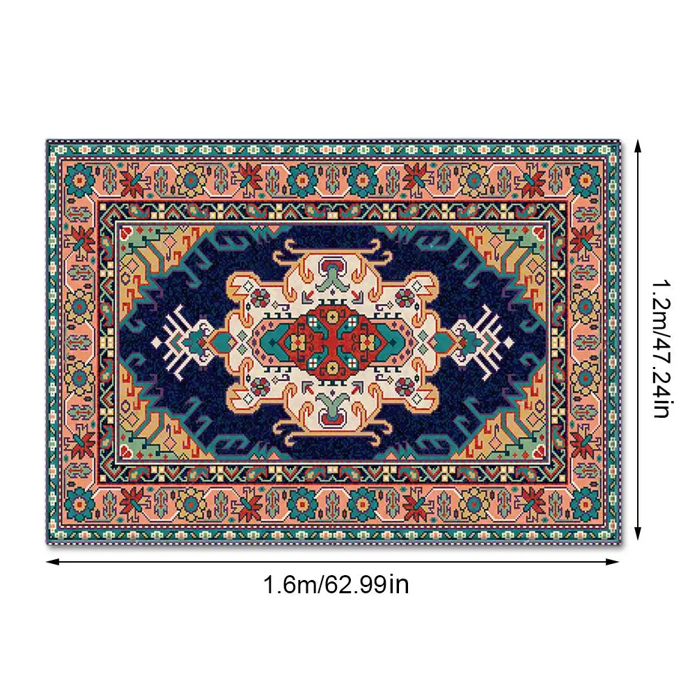 Ковер для дома ретро ковер с традиционным рисунком квадратный коврик гостиной