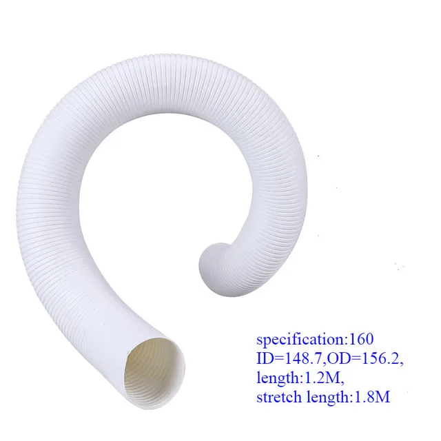 Гибкий воздуховод гофра DEC PVC для вытяжки (d=) 1м